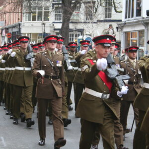 Freedom of Leicester and homecoming parade in 2007 for the 1st Battalion, Royal Anglian Regiment.