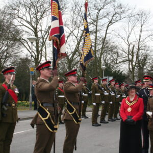 The Royal Anglian Regiment to exercise their right as Freemen of the Borough to parade through Hinckley town centre on 15th March 2007.