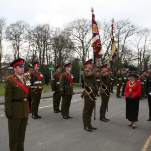 The Royal Anglian Regiment to exercise their right as Freemen of the Borough to parade through Hinckley town centre on 15th March 2007.