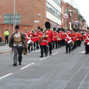 Freedom of Leicester and homecoming parade in 2007 for the 1st Battalion, Royal Anglian Regiment. Freedom of Leicester and homecoming parade in 2007 for the 1st Battalion, Royal Anglian Regiment.