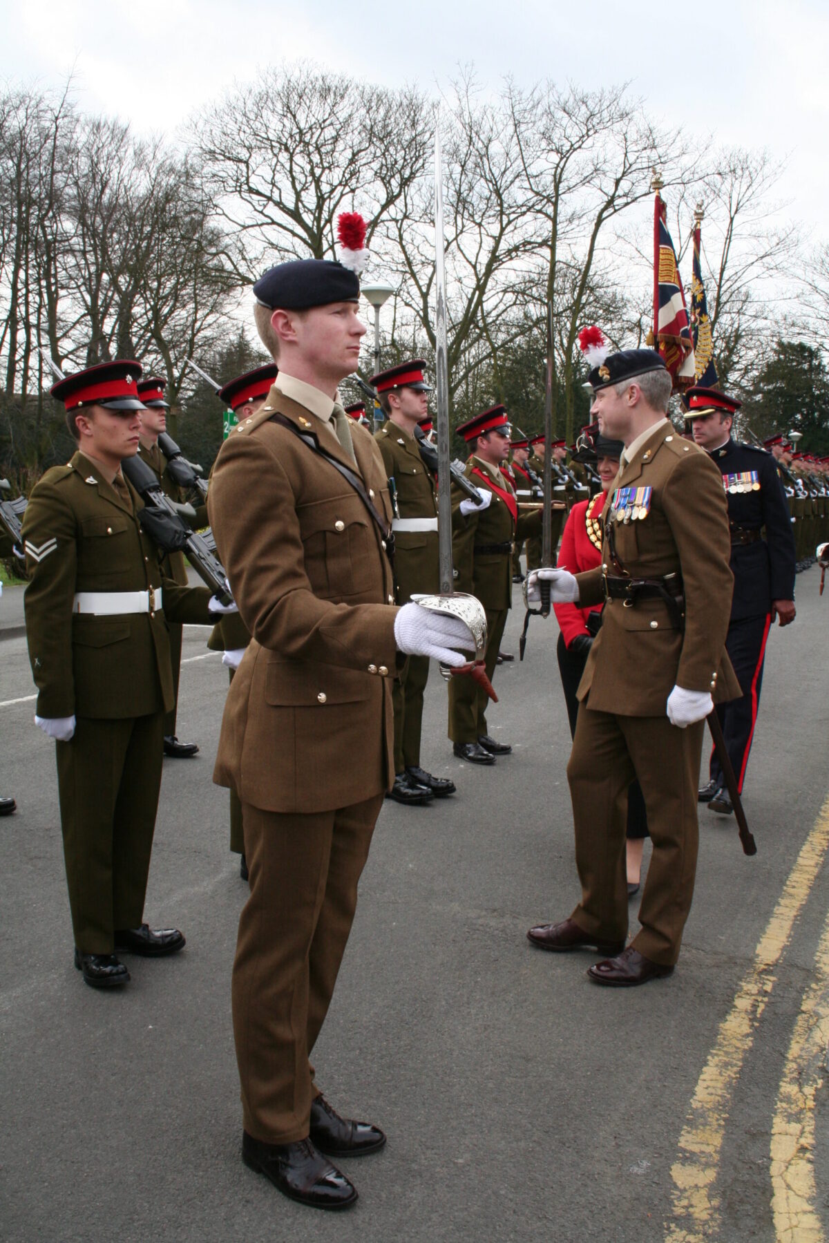 The Royal Anglian Regiment to exercise their right as Freemen of the Borough to parade through Hinckley town centre on 15th March 2007. The Royal Anglian Regiment to exercise their right as Freemen of the Borough to parade through Hinckley town centre on 15th March 2007.