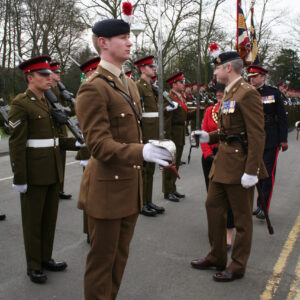 The Royal Anglian Regiment to exercise their right as Freemen of the Borough to parade through Hinckley town centre on 15th March 2007.