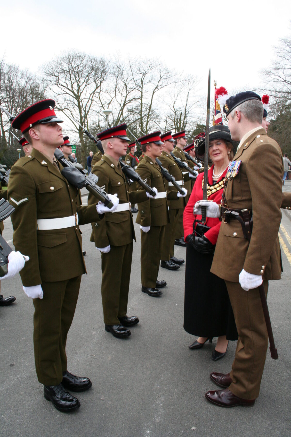 The Royal Anglian Regiment to exercise their right as Freemen of the Borough to parade through Hinckley town centre on 15th March 2007.