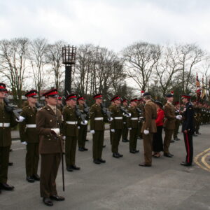 The Royal Anglian Regiment to exercise their right as Freemen of the Borough to parade through Hinckley town centre on 15th March 2007.