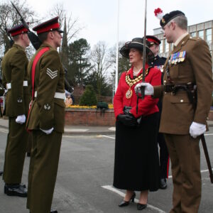 The Royal Anglian Regiment to exercise their right as Freemen of the Borough to parade through Hinckley town centre on 15th March 2007.