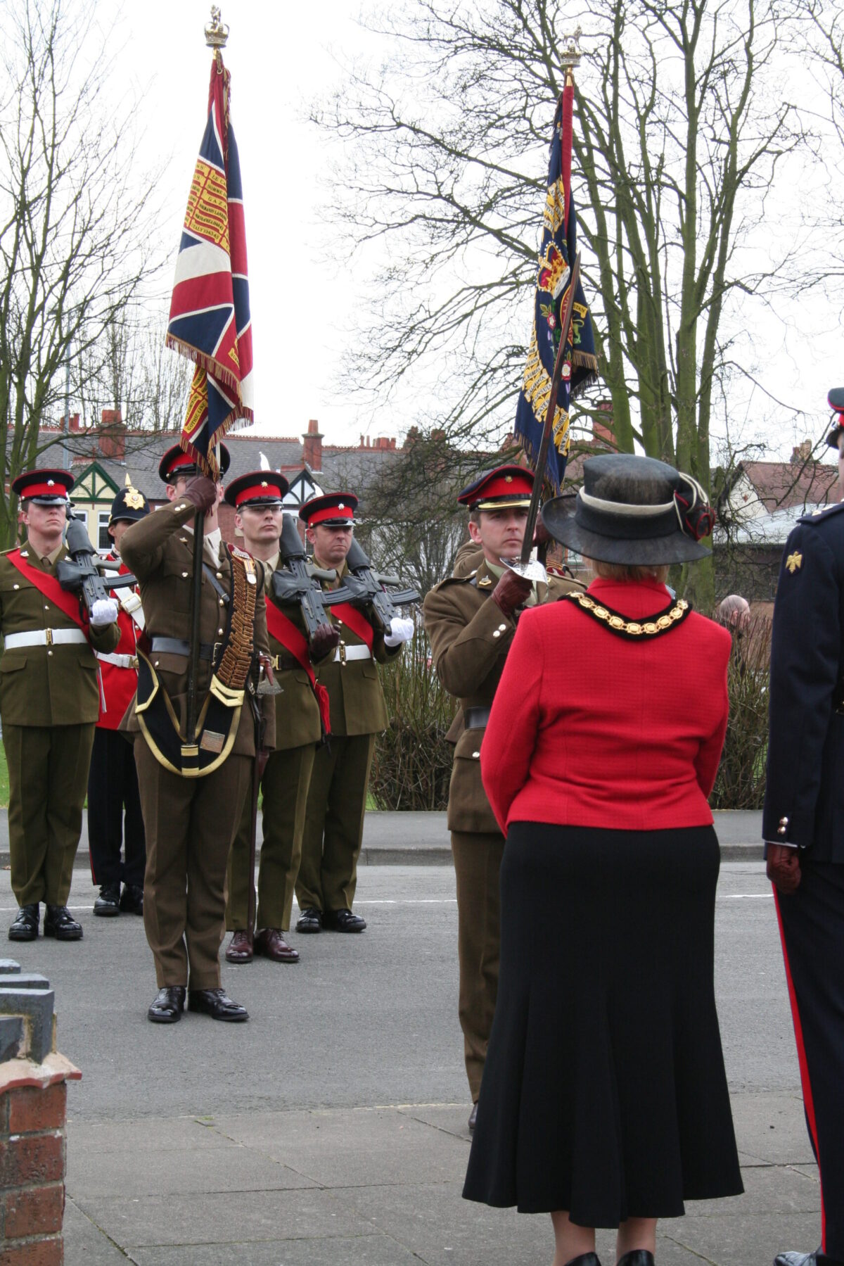 The Royal Anglian Regiment to exercise their right as Freemen of the Borough to parade through Hinckley town centre on 15th March 2007. The Royal Anglian Regiment to exercise their right as Freemen of the Borough to parade through Hinckley town centre on 15th March 2007.