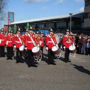 The Royal Anglian Regiment exercised its right to the Freedom of the City with a parade in Grimsby on Thursday, 22 November, 2007. The soldiers were given a heroes' welcome after returning from a six-month operational tour in Helmand Province, Afghanistan, which involved intense fighting. The Freedom of the City honour grants the regiment the privilege of marching through the city 