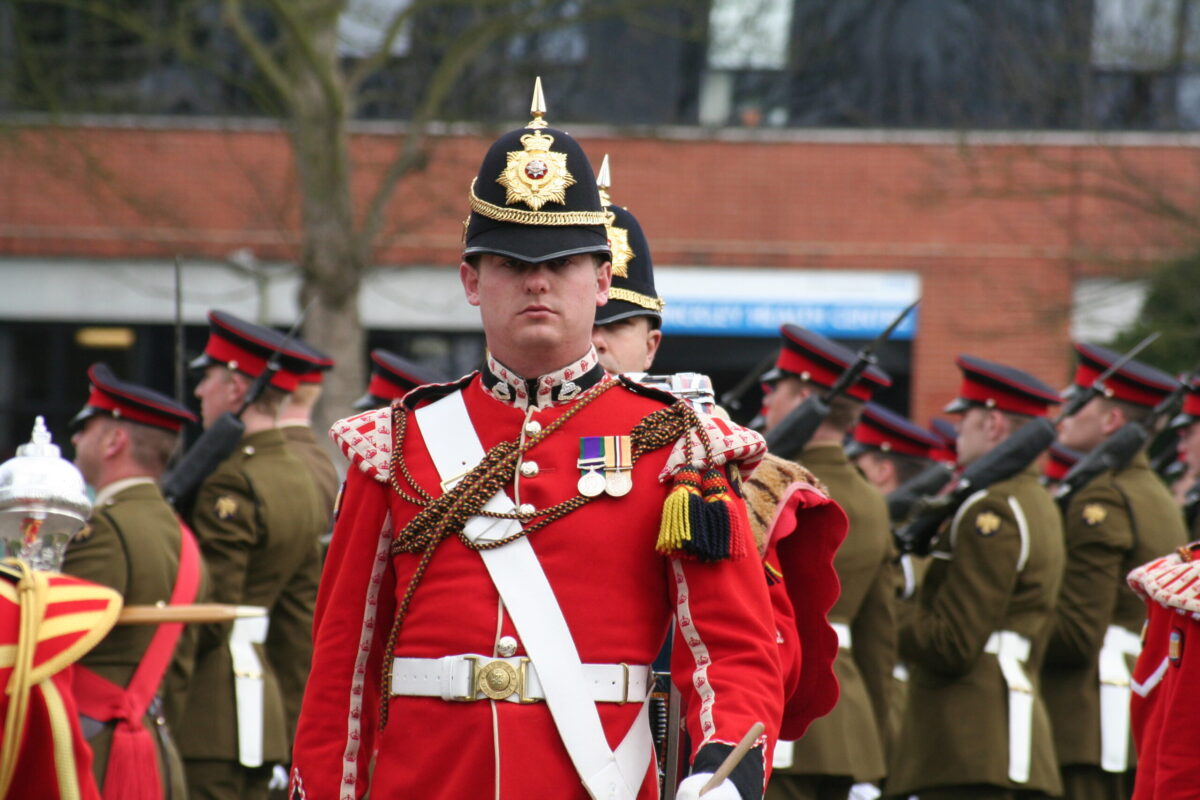 The Royal Anglian Regiment to exercise their right as Freemen of the Borough to parade through Hinckley town centre on 15th March 2007.