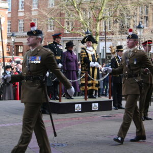 Freedom of Leicester and homecoming parade in 2007 for the 1st Battalion, Royal Anglian Regiment.
