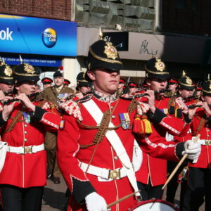 The Royal Anglian Regiment exercised its right to the Freedom of the City with a parade in Grimsby on Thursday, 22 November, 2007. The soldiers were given a heroes' welcome after returning from a six-month operational tour in Helmand Province, Afghanistan, which involved intense fighting. The Freedom of the City honour grants the regiment the privilege of marching through the city 