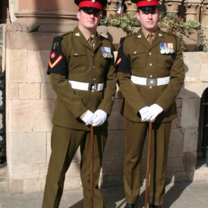 Northampton parade for the Royal Anglian Regiment.