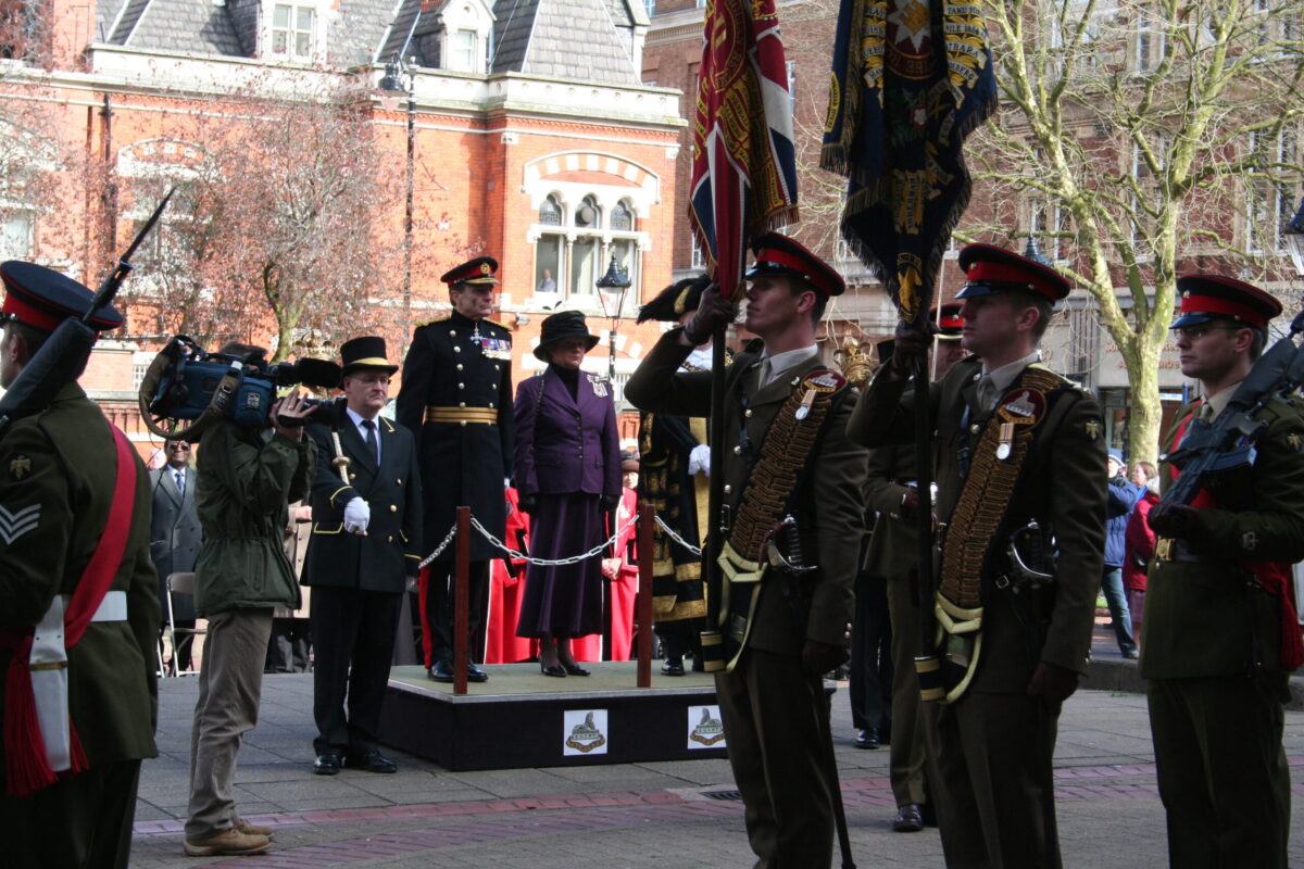 Freedom of Leicester and homecoming parade in 2007 for the 1st Battalion, Royal Anglian Regiment.