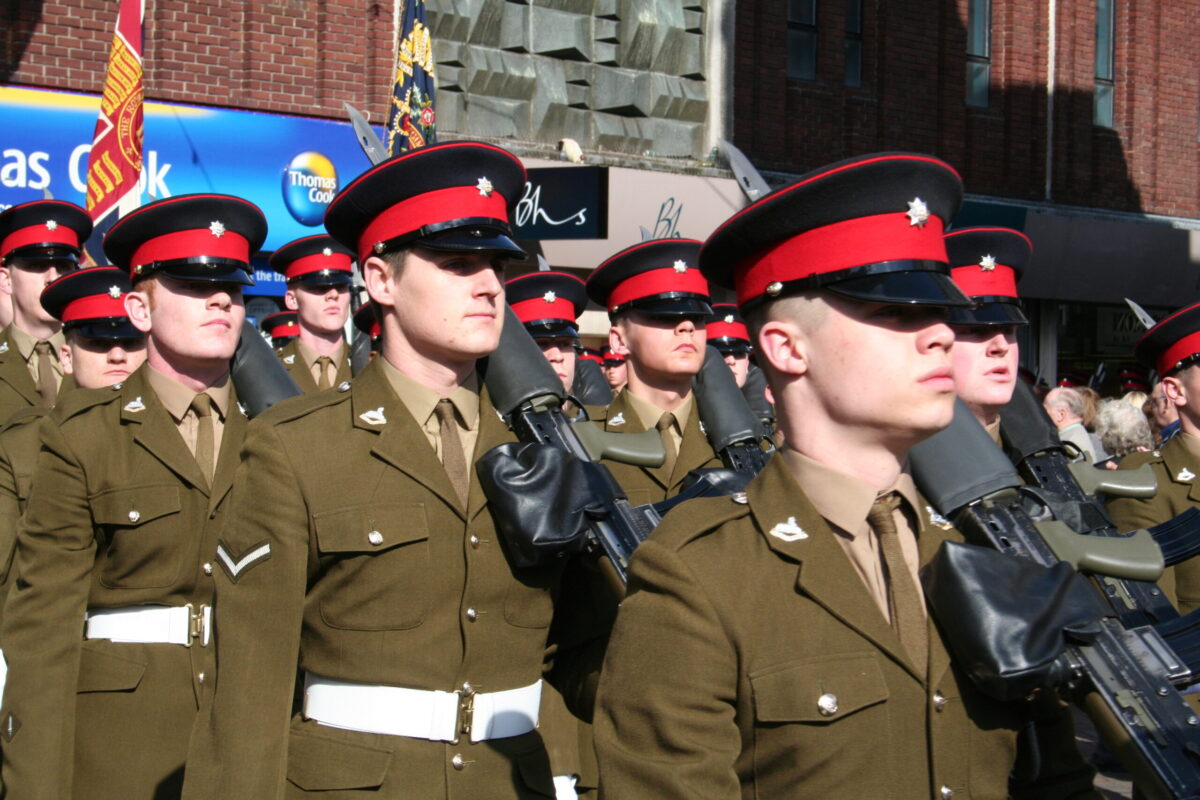 The Royal Anglian Regiment exercised its right to the Freedom of the City with a parade in Grimsby on Thursday, 22 November, 2007. The soldiers were given a heroes' welcome after returning from a six-month operational tour in Helmand Province, Afghanistan, which involved intense fighting. The Freedom of the City honour grants the regiment the privilege of marching through the city The Royal Anglian Regiment exercised its right to the Freedom of the City with a parade in Grimsby on Thursday, 22 November, 2007. The soldiers were given a heroes' welcome after returning from a six-month operational tour in Helmand Province, Afghanistan, which involved intense fighting. The Freedom of the City honour grants the regiment the privilege of marching through the city
