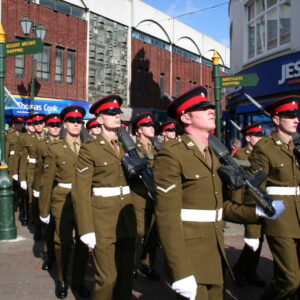 The Royal Anglian Regiment exercised its right to the Freedom of the City with a parade in Grimsby on Thursday, 22 November, 2007. The soldiers were given a heroes' welcome after returning from a six-month operational tour in Helmand Province, Afghanistan, which involved intense fighting. The Freedom of the City honour grants the regiment the privilege of marching through the city The Royal Anglian Regiment exercised its right to the Freedom of the City with a parade in Grimsby on Thursday, 22 November, 2007. The soldiers were given a heroes' welcome after returning from a six-month operational tour in Helmand Province, Afghanistan, which involved intense fighting. The Freedom of the City honour grants the regiment the privilege of marching through the city