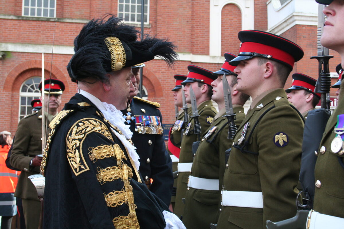 Freedom of Leicester and homecoming parade in 2007 for the 1st Battalion, Royal Anglian Regiment.