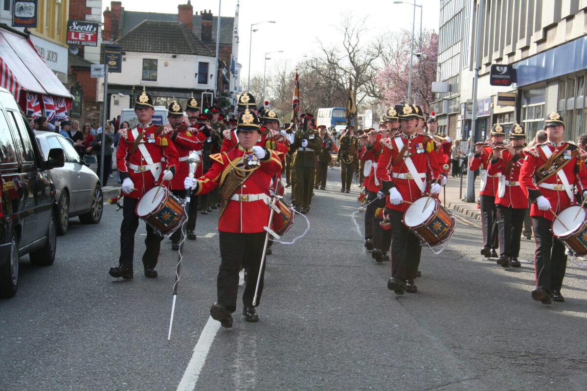 The Royal Anglian Regiment exercised its right to the Freedom of the City with a parade in Grimsby on Thursday, 22 November, 2007. The soldiers were given a heroes' welcome after returning from a six-month operational tour in Helmand Province, Afghanistan, which involved intense fighting. The Freedom of the City honour grants the regiment the privilege of marching through the city The Royal Anglian Regiment exercised its right to the Freedom of the City with a parade in Grimsby on Thursday, 22 November, 2007. The soldiers were given a heroes' welcome after returning from a six-month operational tour in Helmand Province, Afghanistan, which involved intense fighting. The Freedom of the City honour grants the regiment the privilege of marching through the city
