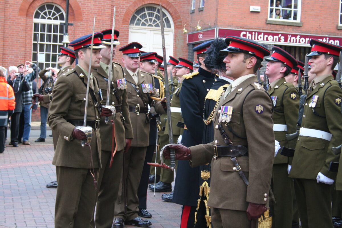 Freedom of Leicester and homecoming parade in 2007 for the 1st Battalion, Royal Anglian Regiment.