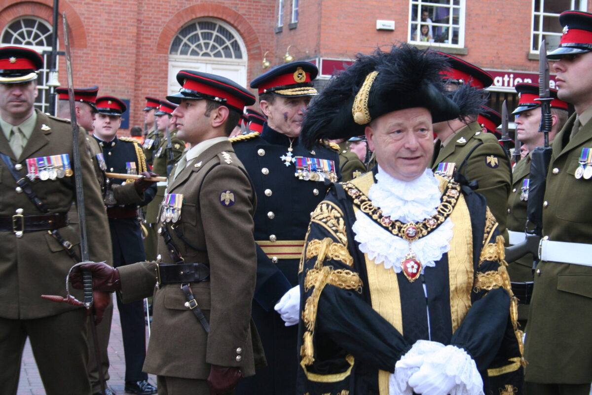 Freedom of Leicester and homecoming parade in 2007 for the 1st Battalion, Royal Anglian Regiment. Freedom of Leicester and homecoming parade in 2007 for the 1st Battalion, Royal Anglian Regiment.