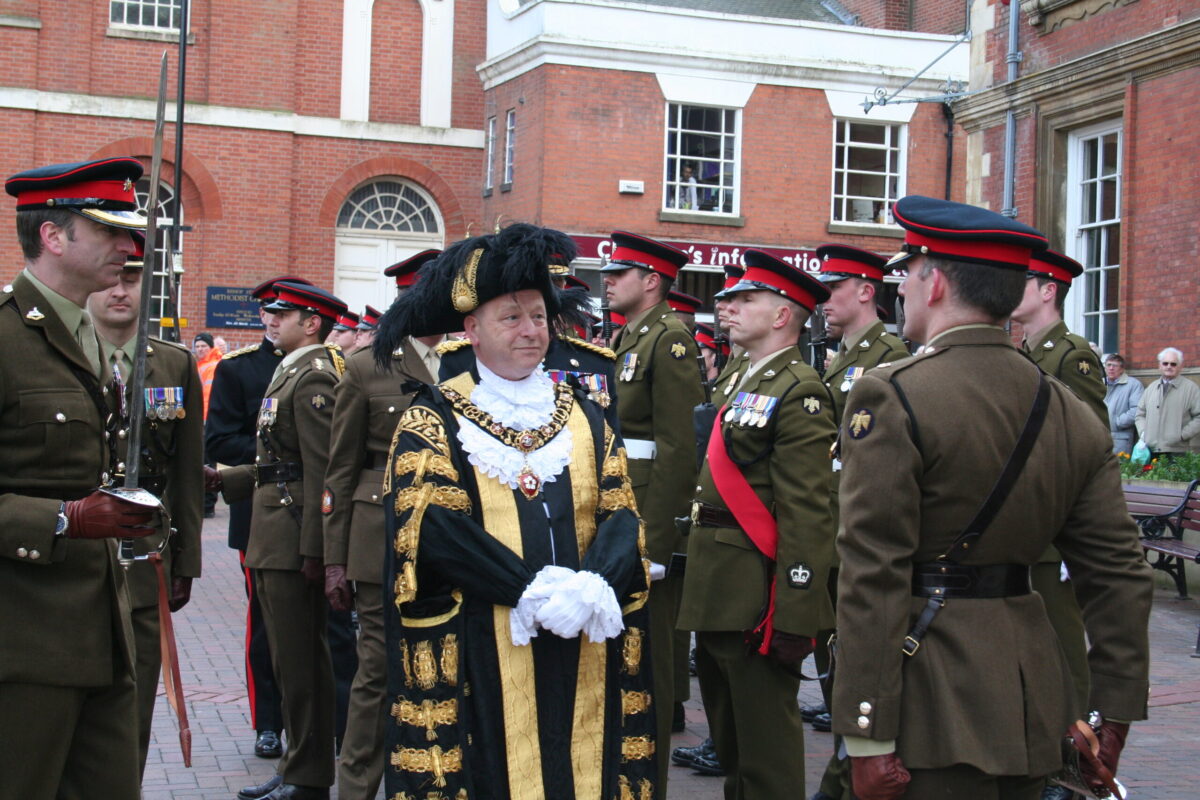 Freedom of Leicester and homecoming parade in 2007 for the 1st Battalion, Royal Anglian Regiment.