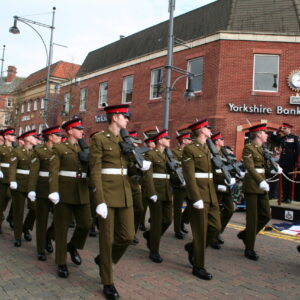 The Royal Anglian Regiment to exercise their right as Freemen of the Borough to parade through Hinckley town centre on 15th March 2007.