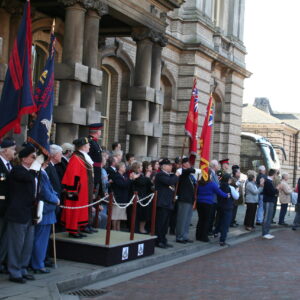 The Royal Anglian Regiment exercised its right to the Freedom of the City with a parade in Grimsby on Thursday, 22 November, 2007. The soldiers were given a heroes' welcome after returning from a six-month operational tour in Helmand Province, Afghanistan, which involved intense fighting. The Freedom of the City honour grants the regiment the privilege of marching through the city The Royal Anglian Regiment exercised its right to the Freedom of the City with a parade in Grimsby on Thursday, 22 November, 2007. The soldiers were given a heroes' welcome after returning from a six-month operational tour in Helmand Province, Afghanistan, which involved intense fighting. The Freedom of the City honour grants the regiment the privilege of marching through the city