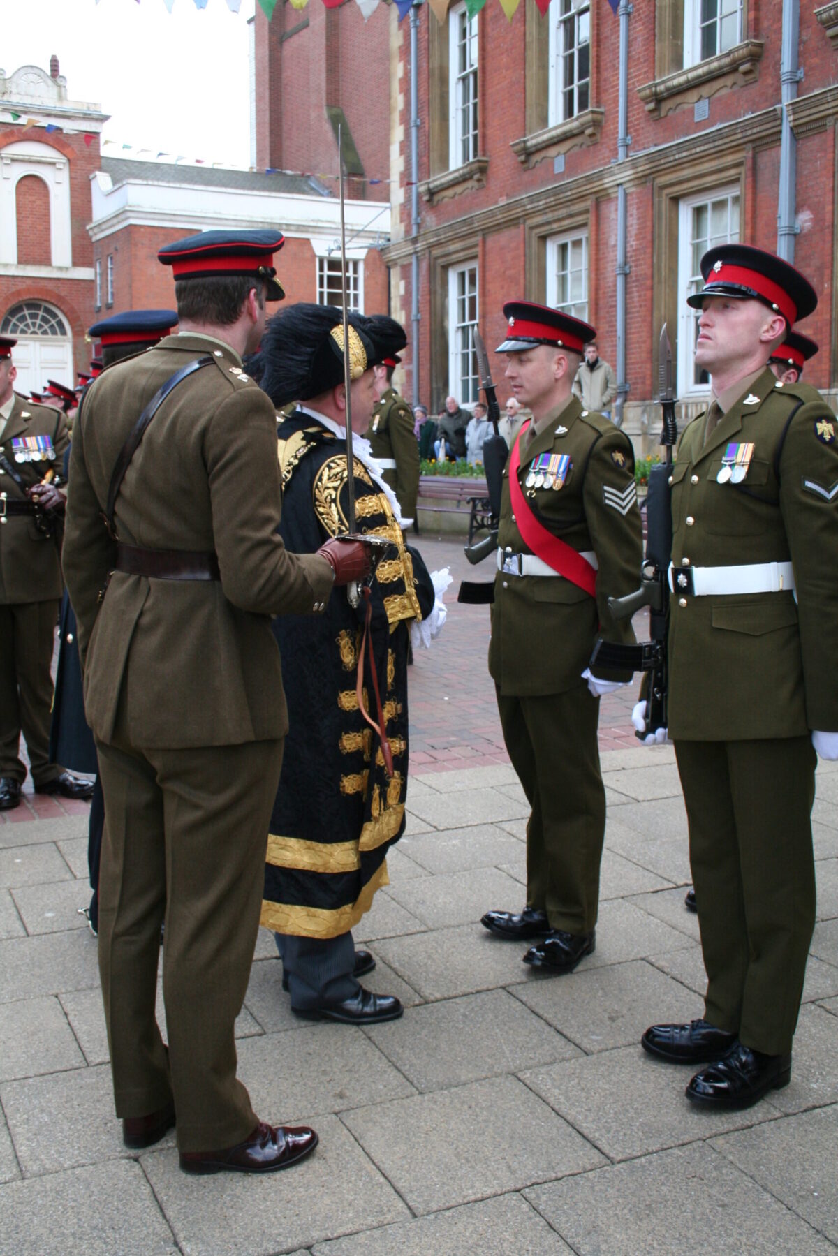 Freedom of Leicester and homecoming parade in 2007 for the 1st Battalion, Royal Anglian Regiment.