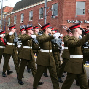 The Royal Anglian Regiment to exercise their right as Freemen of the Borough to parade through Hinckley town centre on 15th March 2007.