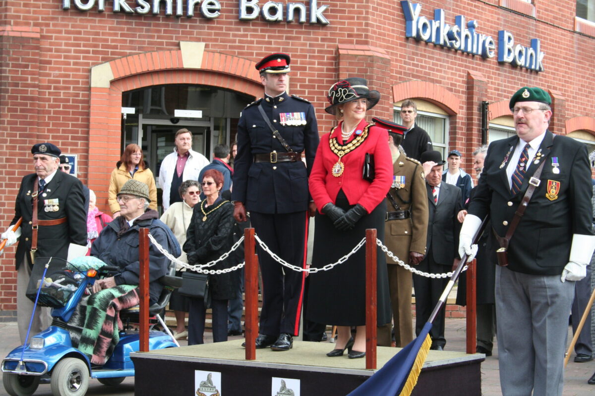 The Royal Anglian Regiment to exercise their right as Freemen of the Borough to parade through Hinckley town centre on 15th March 2007.