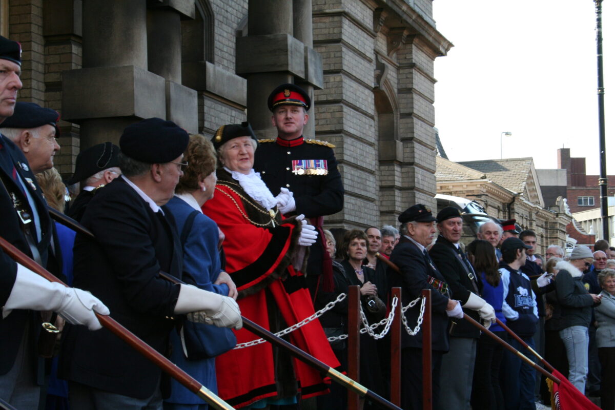 The Royal Anglian Regiment exercised its right to the Freedom of the City with a parade in Grimsby on Thursday, 22 November, 2007. The soldiers were given a heroes' welcome after returning from a six-month operational tour in Helmand Province, Afghanistan, which involved intense fighting. The Freedom of the City honour grants the regiment the privilege of marching through the city The Royal Anglian Regiment exercised its right to the Freedom of the City with a parade in Grimsby on Thursday, 22 November, 2007. The soldiers were given a heroes' welcome after returning from a six-month operational tour in Helmand Province, Afghanistan, which involved intense fighting. The Freedom of the City honour grants the regiment the privilege of marching through the city