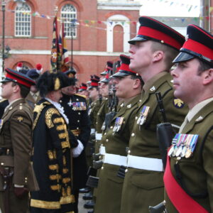 Freedom of Leicester and homecoming parade in 2007 for the 1st Battalion, Royal Anglian Regiment.