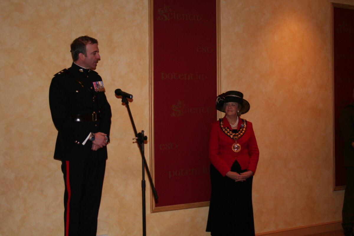 The Royal Anglian Regiment to exercise their right as Freemen of the Borough to parade through Hinckley town centre on 15th March 2007.