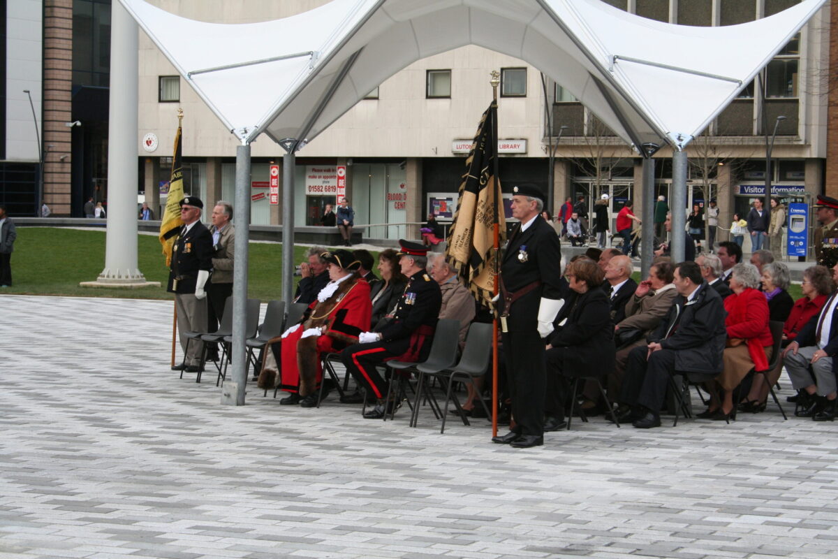 Luton homecoming parade 2009, post Op HERRICK 10, Afghanistan for the 2nd Battalion, Royal Anglian Regiment. Luton homecoming parade 2009, post Op HERRICK 10, Afghanistan for the 2nd Battalion, Royal Anglian Regiment.