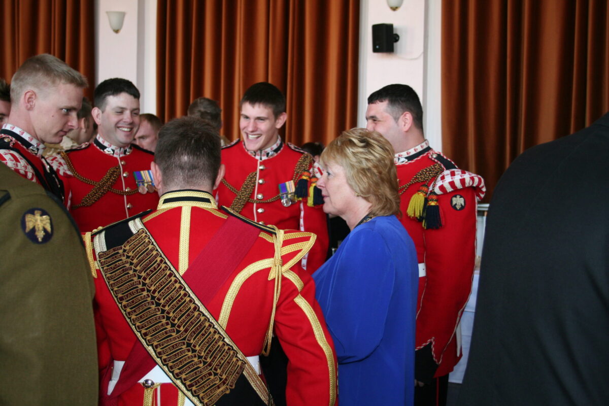 The Royal Anglian Regiment exercised its right to the Freedom of the City with a parade in Grimsby on Thursday, 22 November, 2007. The soldiers were given a heroes' welcome after returning from a six-month operational tour in Helmand Province, Afghanistan, which involved intense fighting. The Freedom of the City honour grants the regiment the privilege of marching through the city 