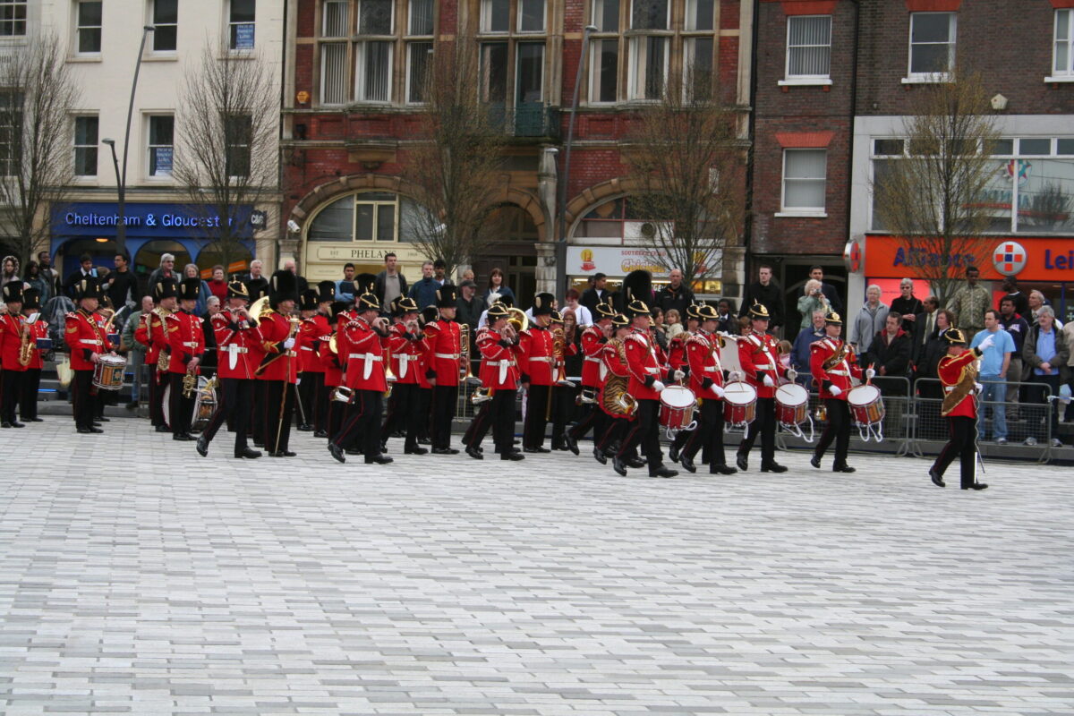 Luton homecoming parade 2009, post Op HERRICK 10, Afghanistan for the 2nd Battalion, Royal Anglian Regiment.
