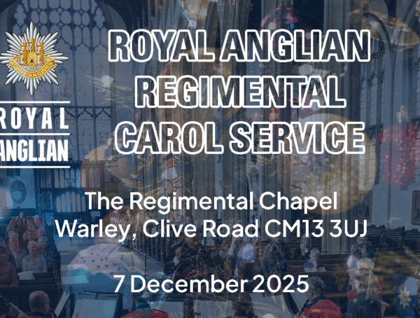 Regimental Carol Service which will be held at The Regimental Chapel in Warley