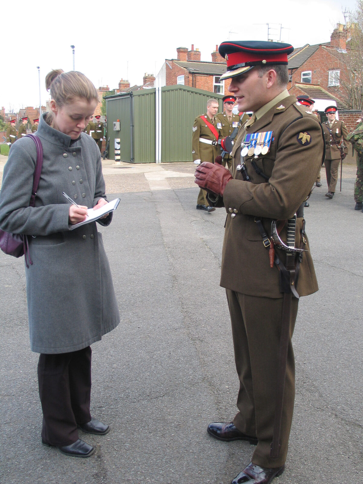 Northampton parade for the 2nd Battalion, Royal Anglian Regiment in 2009.
