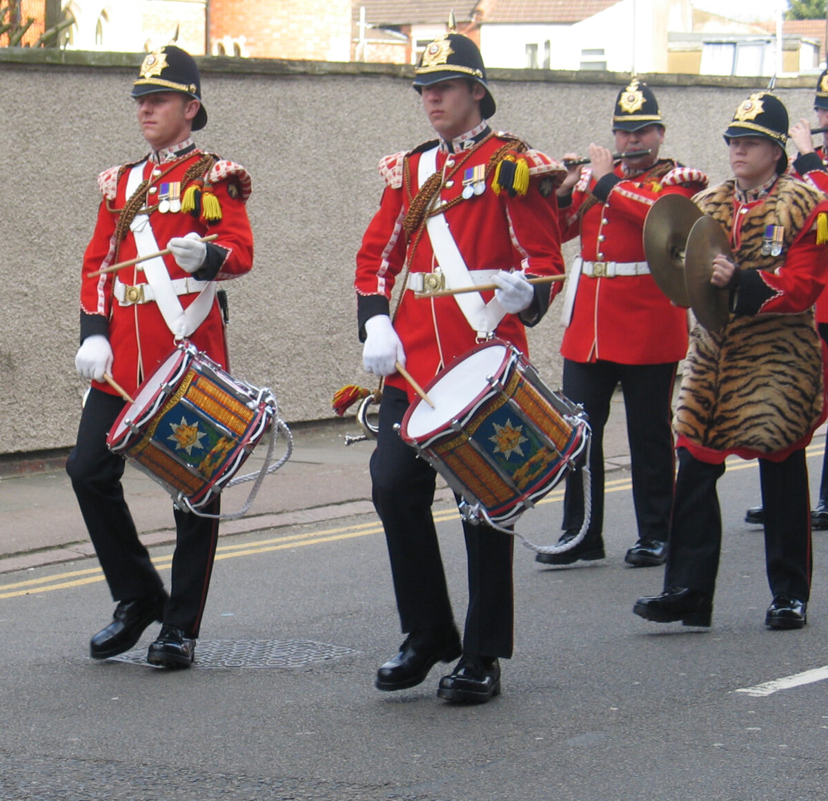 Northampton parade for the 2nd Battalion, Royal Anglian Regiment in 2009.