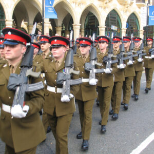 Northampton parade for the 2nd Battalion, Royal Anglian Regiment in 2009.