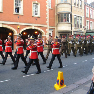 Northampton parade for the 2nd Battalion, Royal Anglian Regiment in 2009.