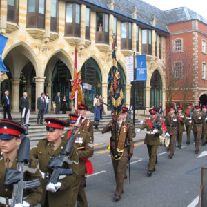 Northampton parade for the 2nd Battalion, Royal Anglian Regiment in 2009.