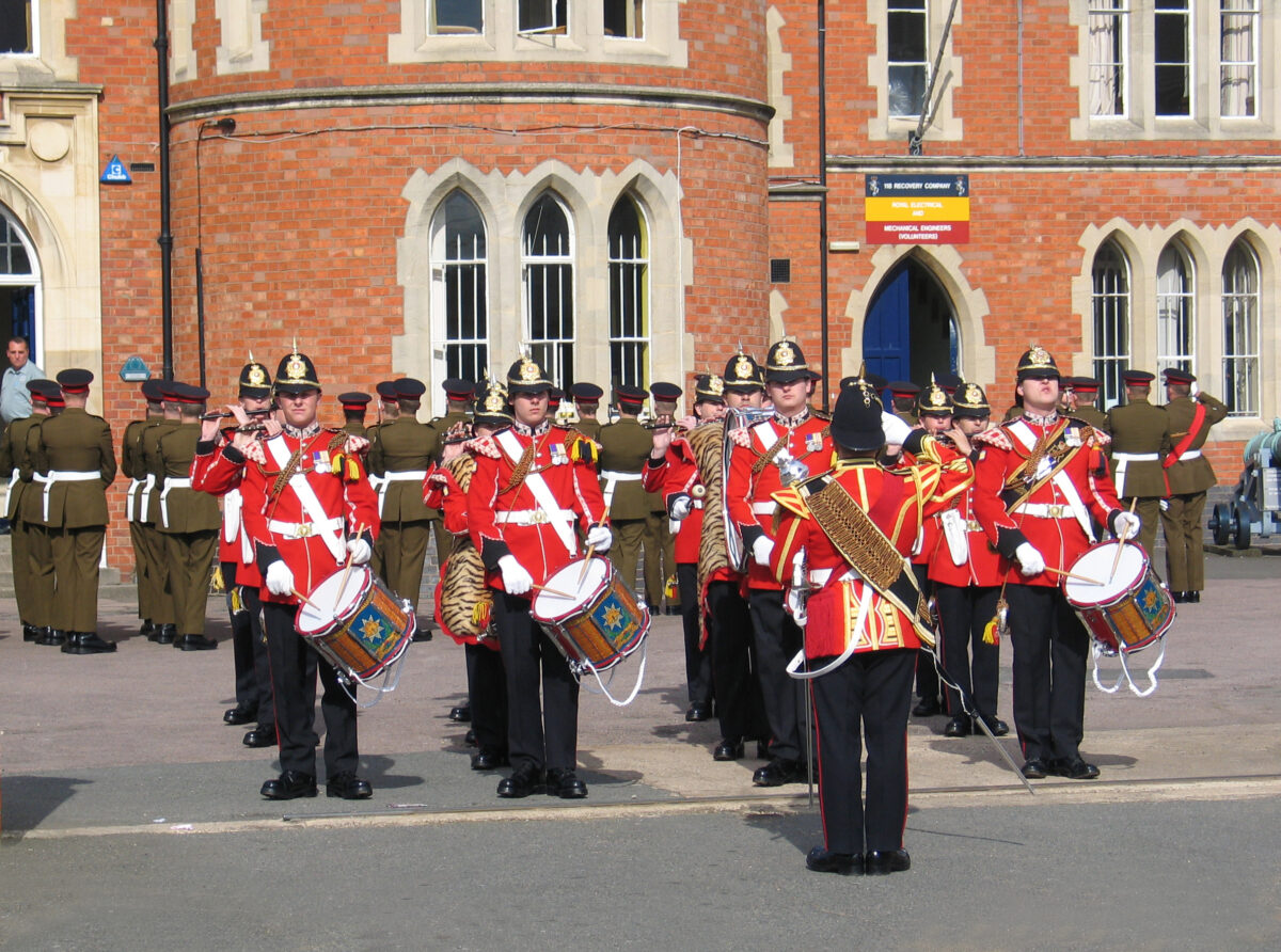 Northampton parade for the 2nd Battalion, Royal Anglian Regiment in 2009.