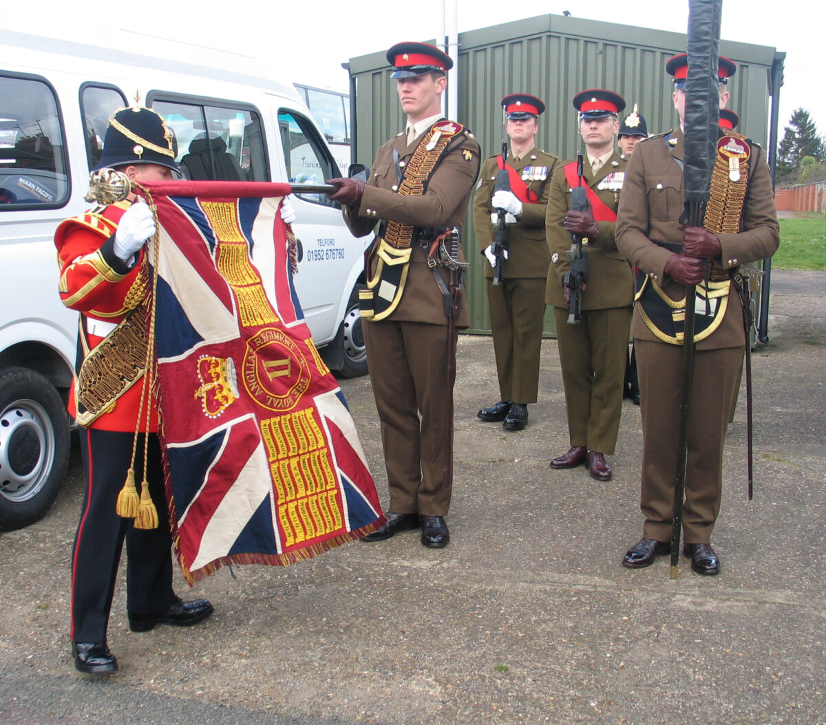 Northampton parade for the 2nd Battalion, Royal Anglian Regiment in 2009.