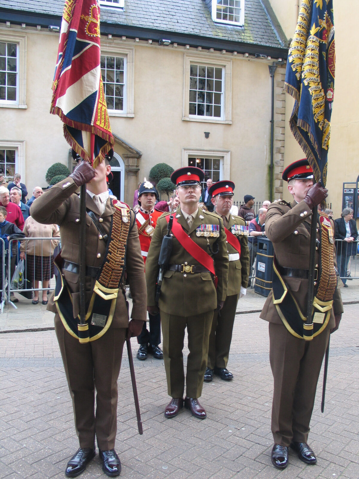 Parades in 2007-2009 with the Royal Anglin Regiment