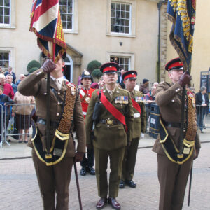 Parades in 2007-2009 with the Royal Anglin Regiment