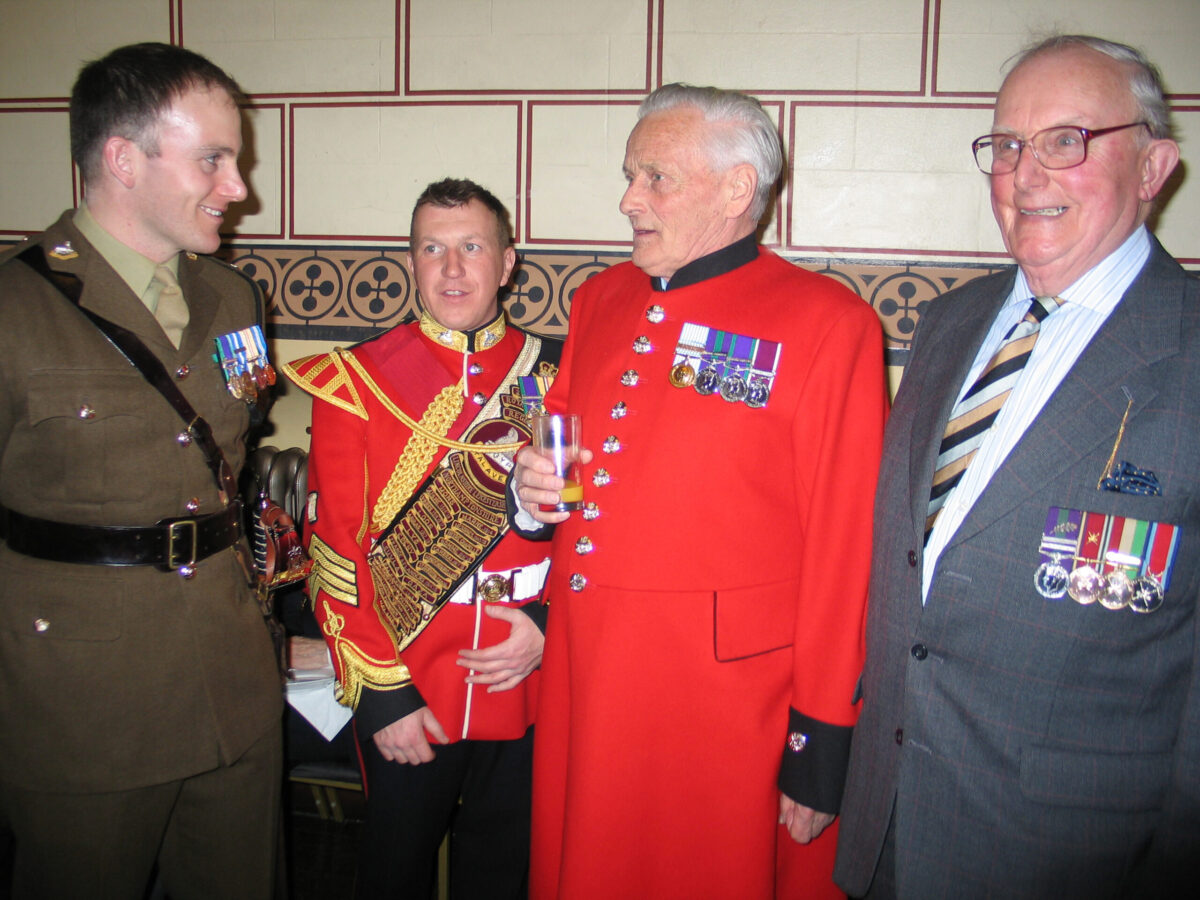 Parades in 2007-2009 with the Royal Anglin Regiment