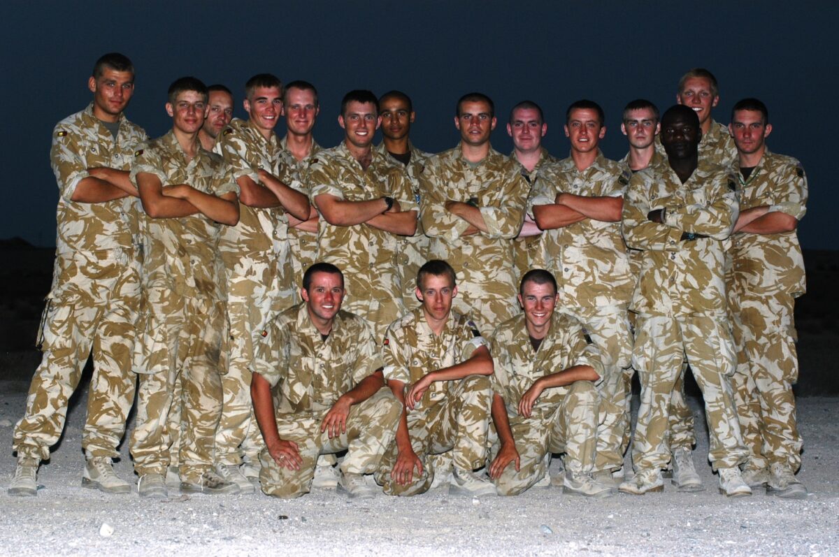 Operation TELIC 6 in 2005. A Company 1st Battalion, Royal Anglian Regiment. 