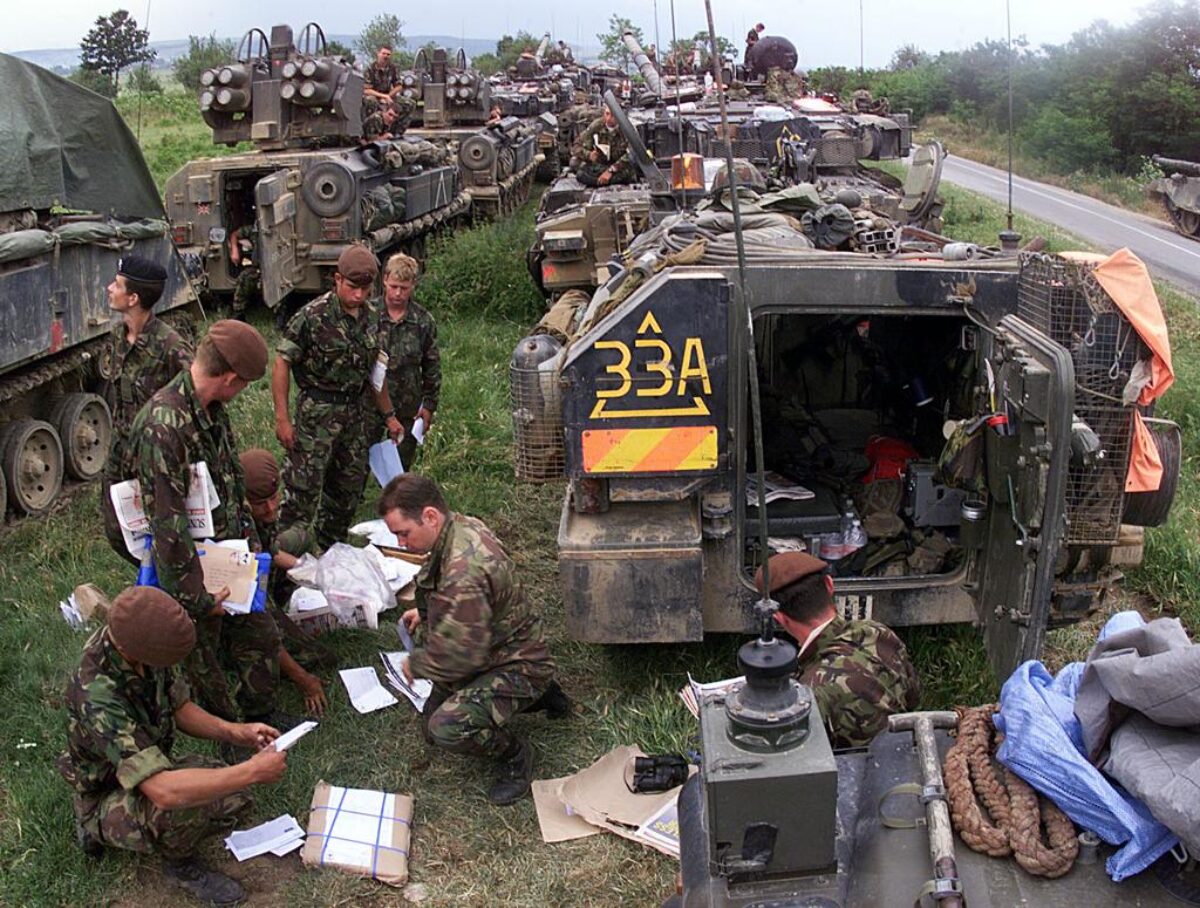 1st Battalion, Royal Anglian Regiment deployed to Kosovo in 1999