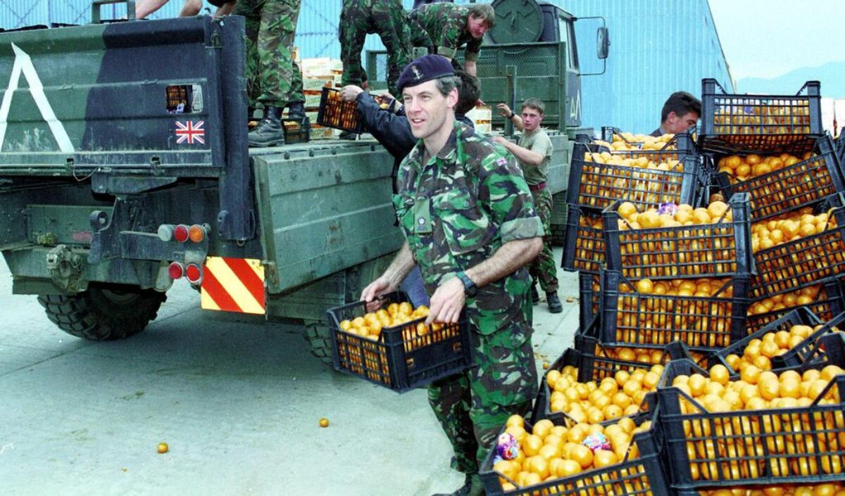 1st Battalion, Royal Anglian Regiment deployed to Kosovo in 1999