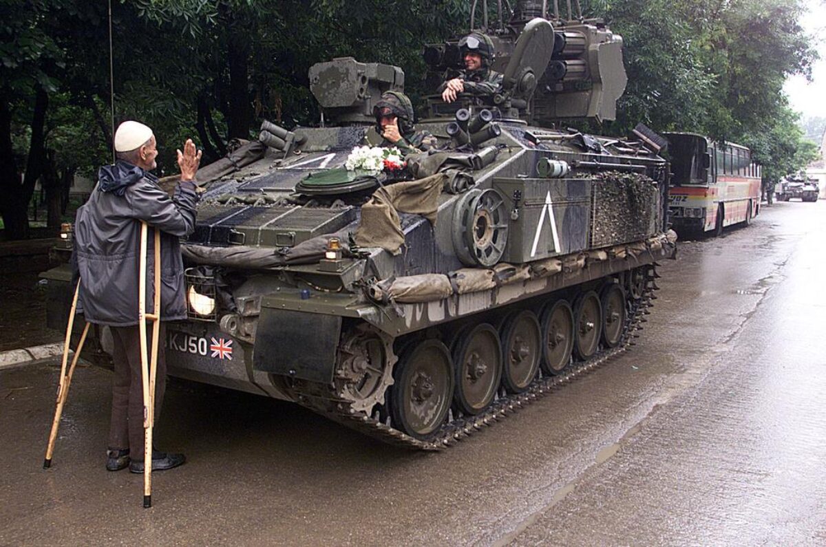 1st Battalion, Royal Anglian Regiment deployed to Kosovo in 1999