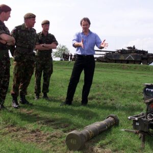 1st Battalion, Royal Anglian Regiment deployed to Kosovo in 1999 with Tony Blair